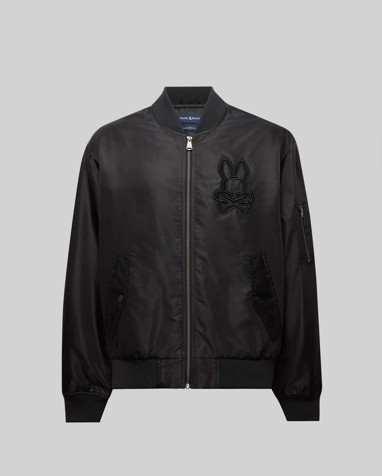VESTE BOMBER DAVID, COUPE RELAXE, SATINÉE
