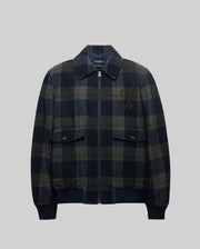 MENS GAVIN PLAID BOMBER JACKET - MO1100014