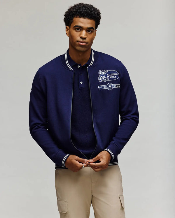 VESTE BOMBER PIQUÉE DESMOND