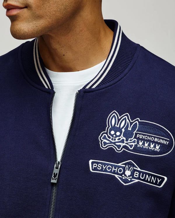 VESTE BOMBER PIQUÉE DESMOND