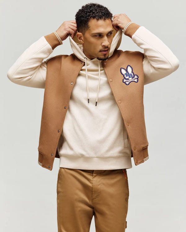 MENS WADE KNIT VARSITY BOMBER - MO1100020