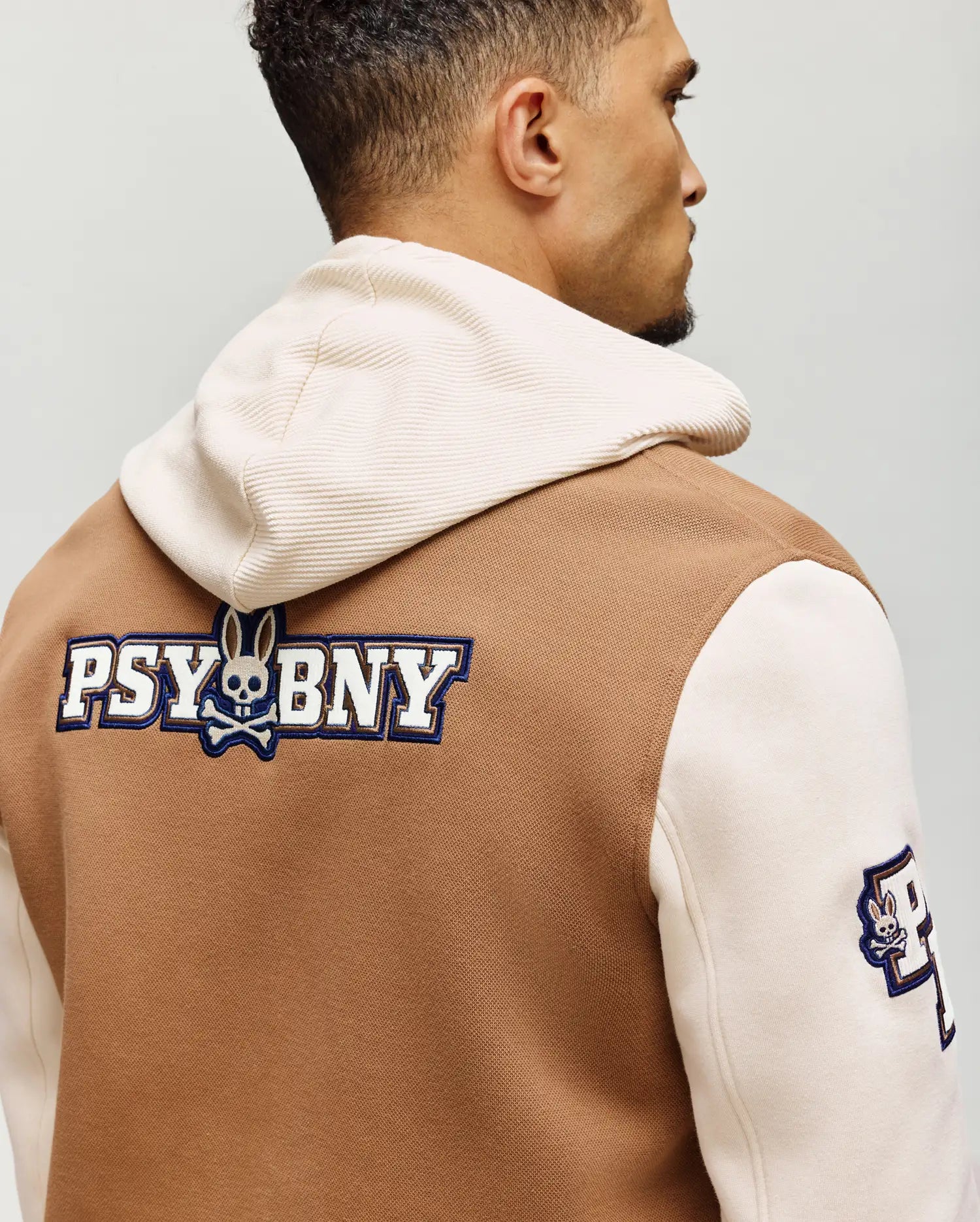 MENS WADE KNIT VARSITY BOMBER - MO1100020