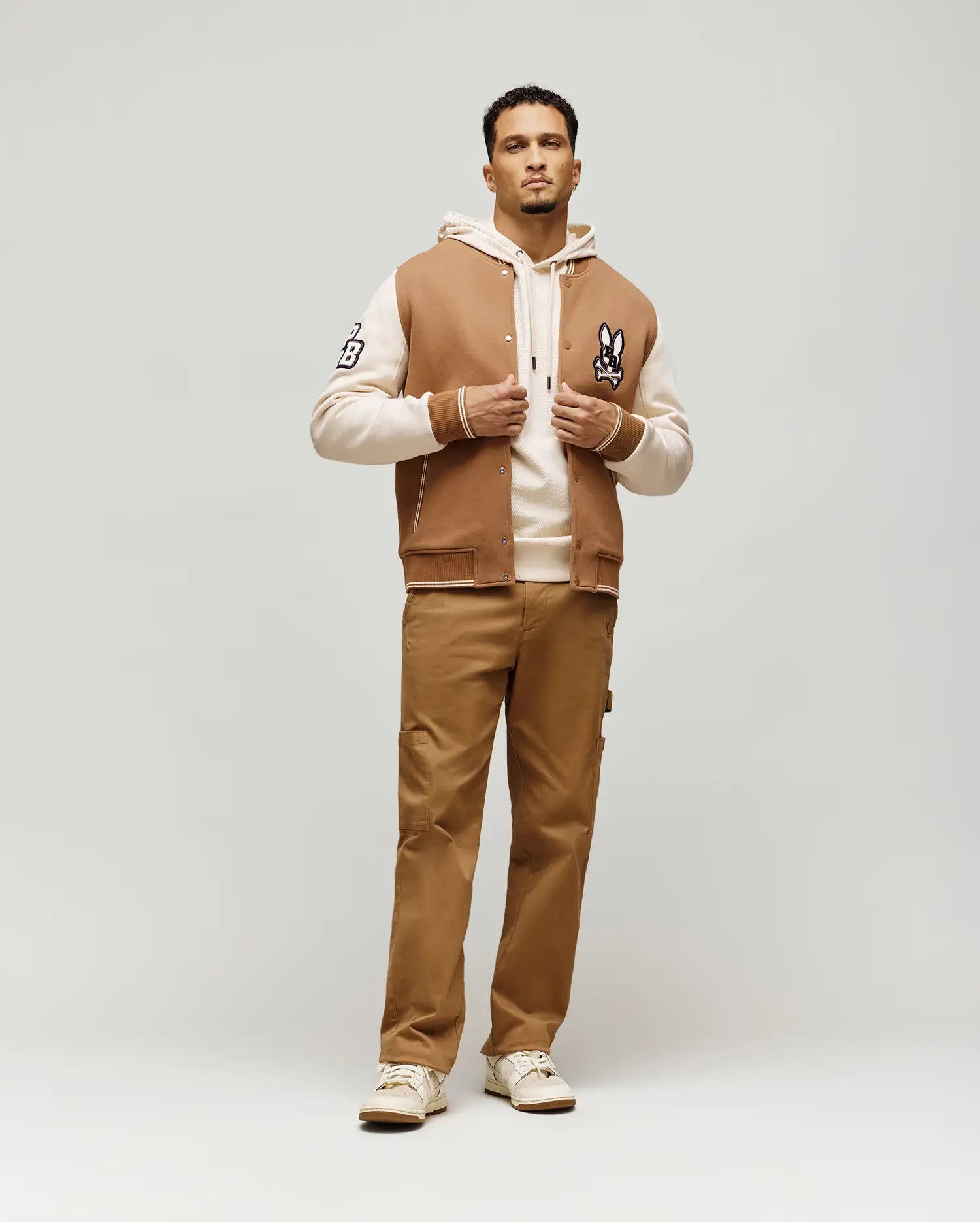 MENS WADE KNIT VARSITY BOMBER - MO1100020