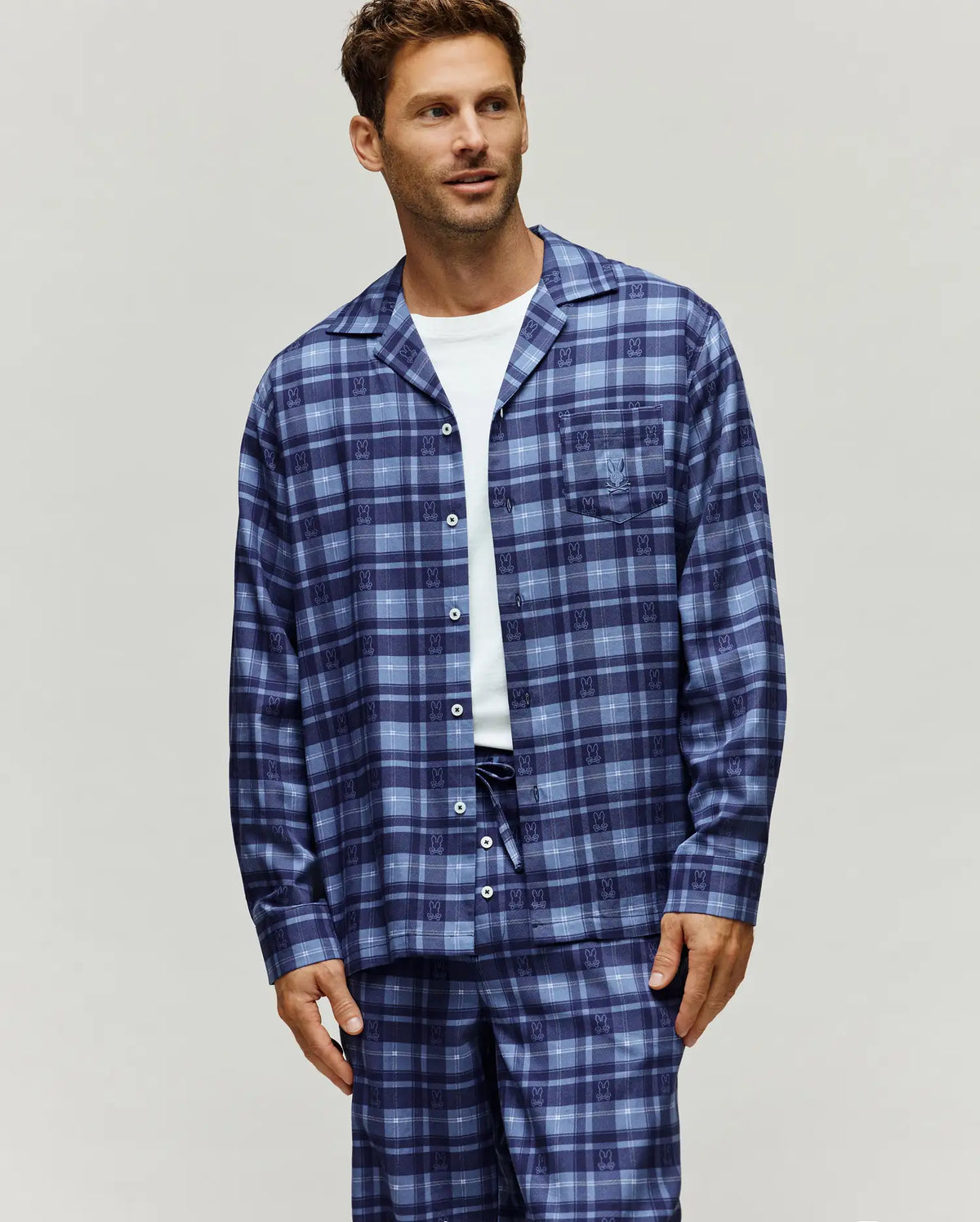 MENS IVO FLANNEL PAJAMA SET - MO1400016