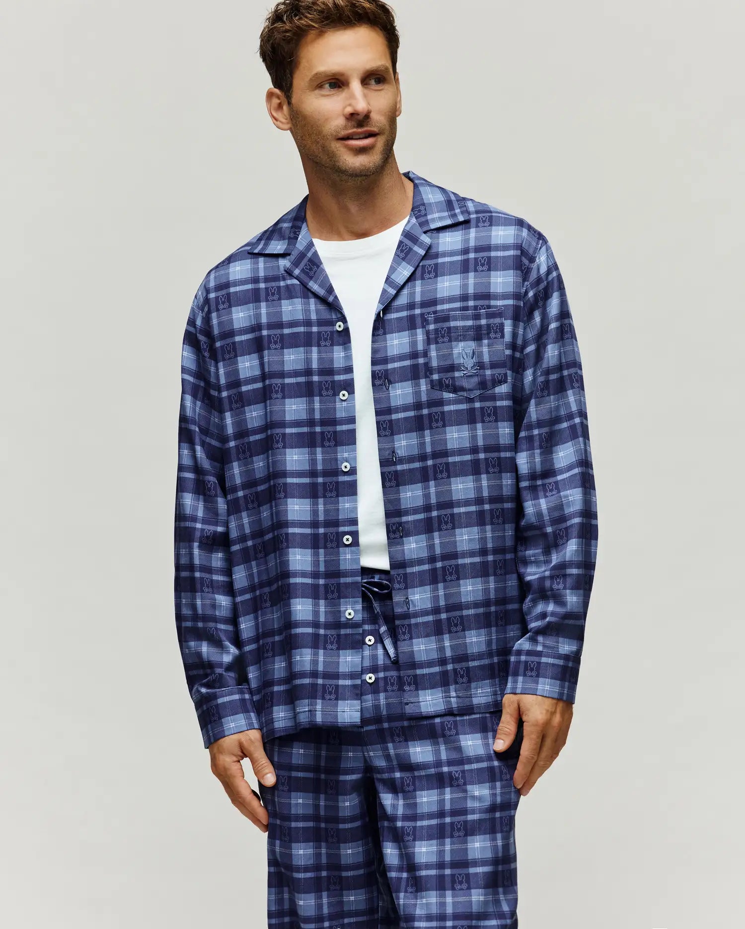 MENS IVO FLANNEL PAJAMA SET - MO1400016