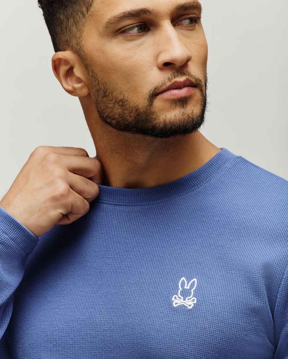 MENS NOE WAFFLE LOUNGE LONG SLEEVE TEE - MO1400026