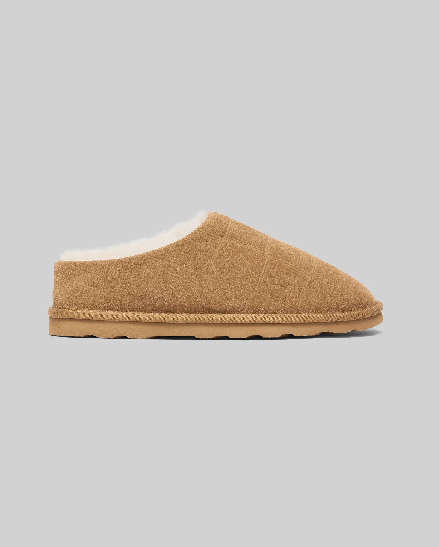 MENS GIO SUEDE SHEARLING SLIPPERS - MO1600001