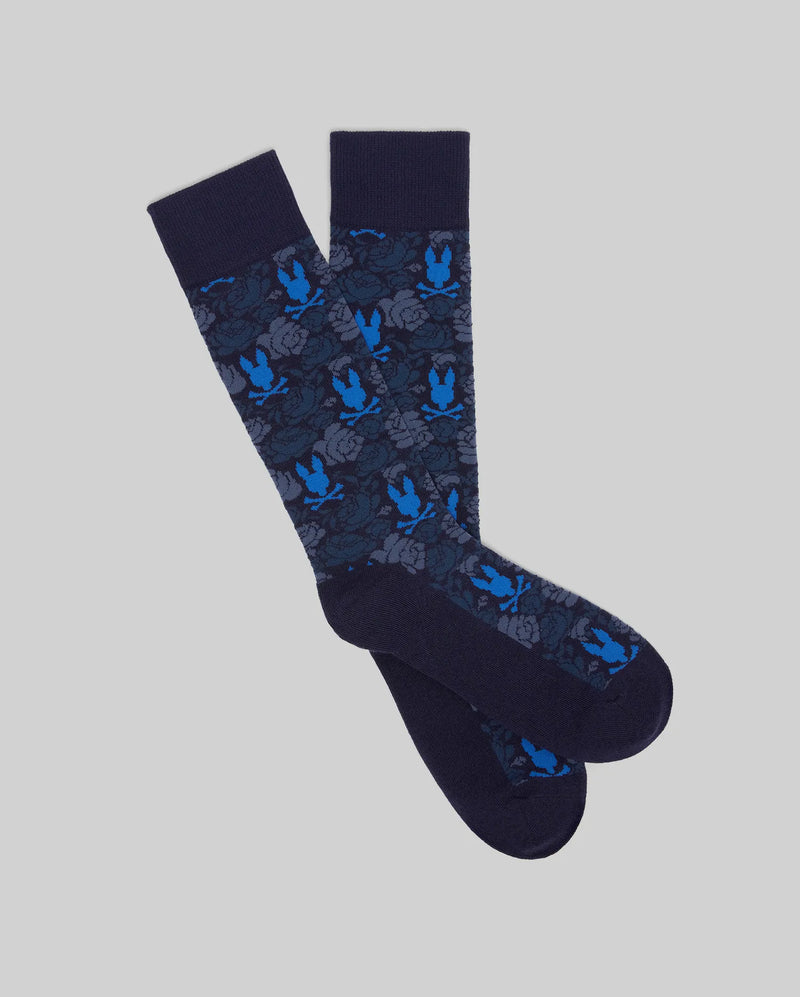 CHAUSSETTES HABILLÉES AUX MOTIFS DU BUNNY ET FLEURIES