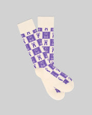 CHAUSSETTES HABILLÉES MOTIF CARREAUX