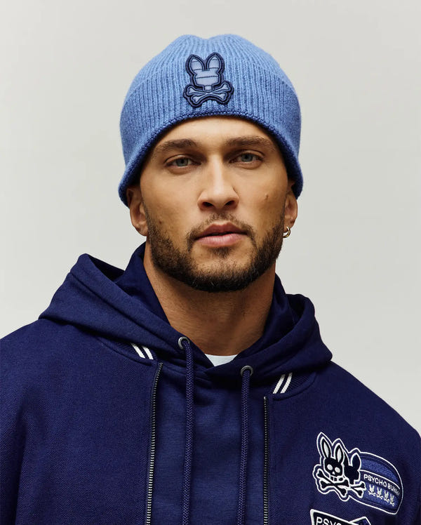 MENS RIVEN PUFFER PATCH BEANIE - MO2500020