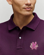  POLO PIQUÉ AUGUSTE AVEC ÉCUSSON FLORAL 