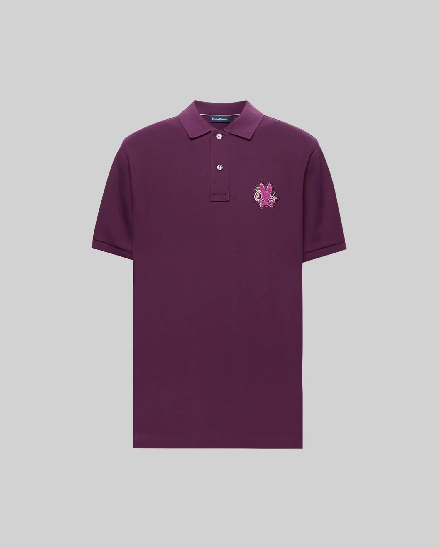  POLO PIQUÉ AUGUSTE AVEC ÉCUSSON FLORAL 