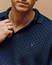 MENS KAIRO JOHNNY COLLAR CROCHET POLO - MT0100100