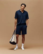 MENS KAIRO JOHNNY COLLAR CROCHET POLO - MT0100100