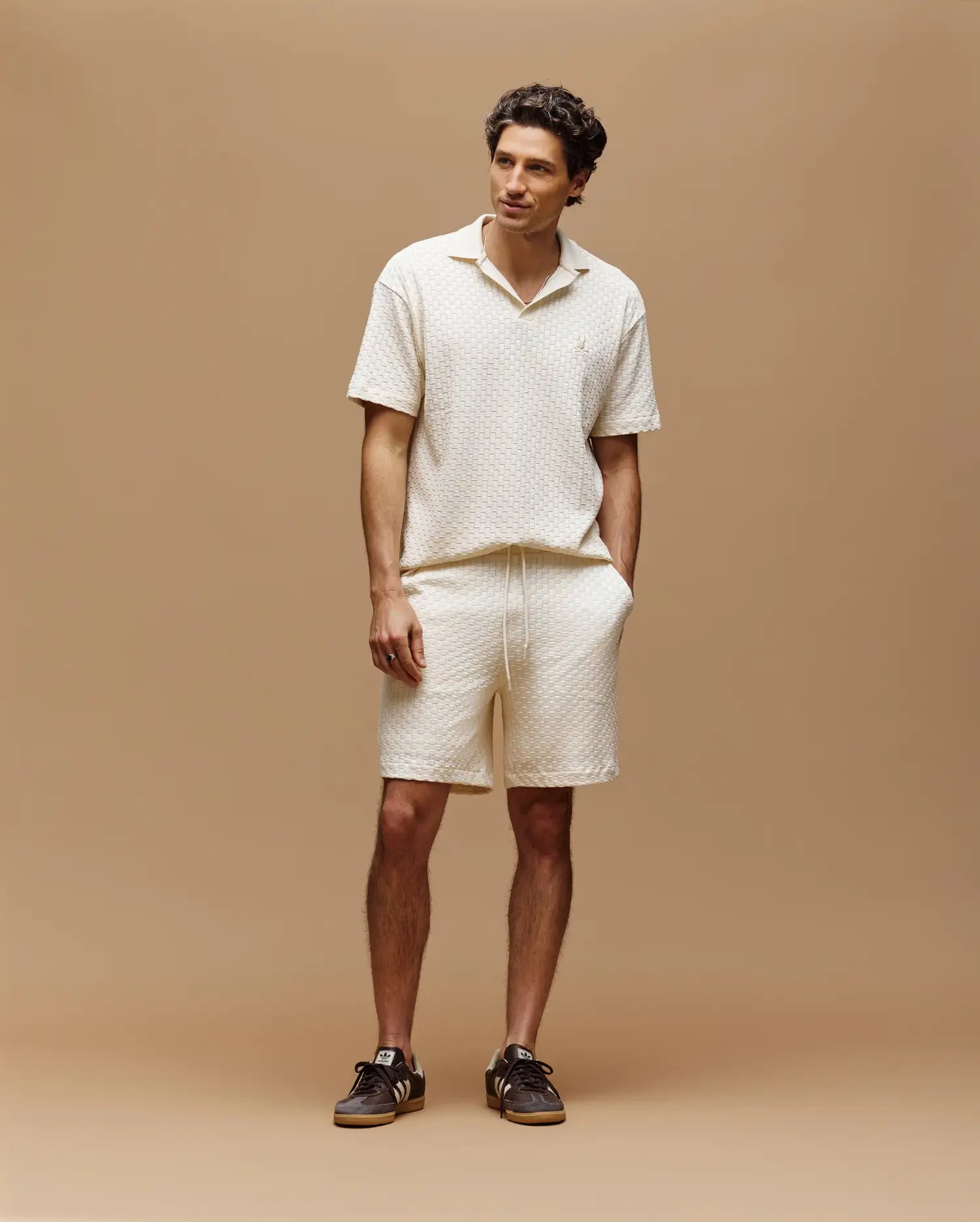 MENS KAIRO JOHNNY COLLAR CROCHET POLO - MT0100100