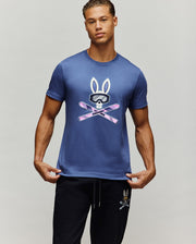 MENS INDIGO BUNNY GRAPHIC TEE - MT0200148