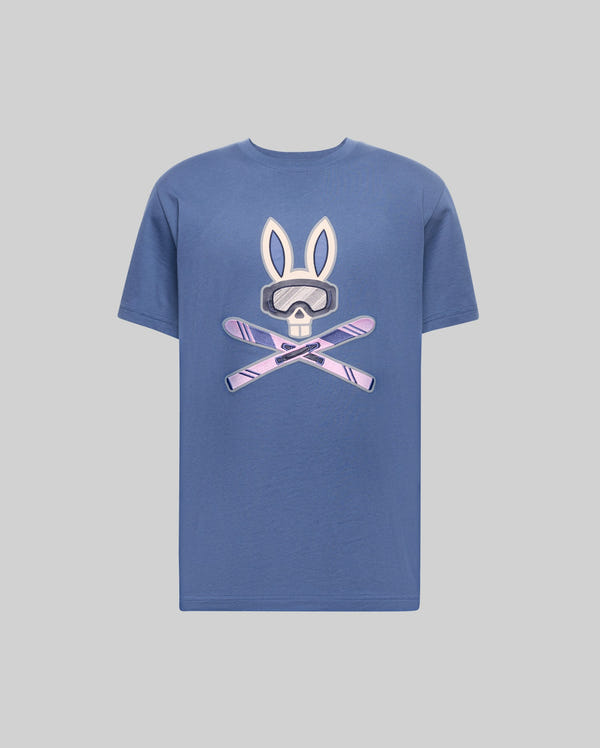 MENS INDIGO BUNNY GRAPHIC TEE - MT0200148