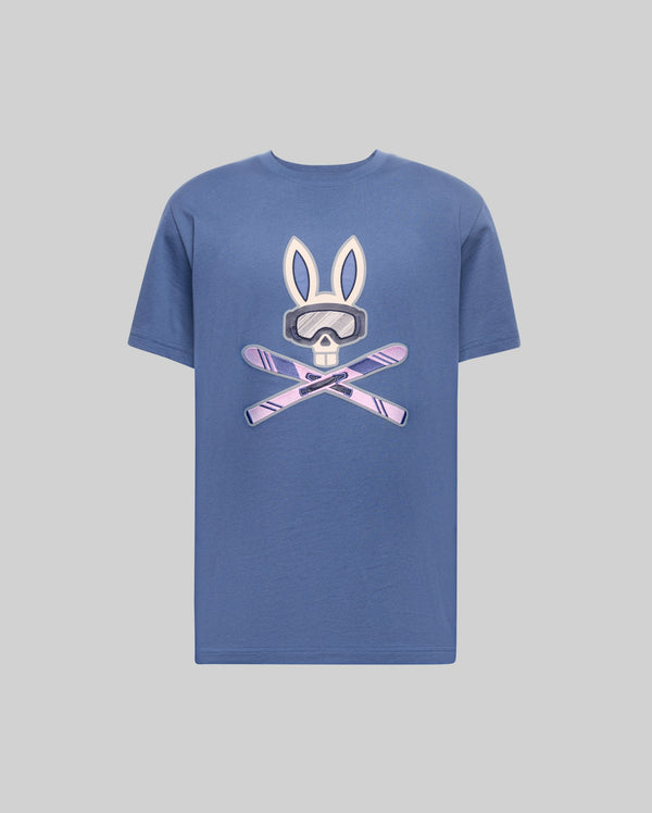 MENS INDIGO BUNNY GRAPHIC TEE - MT0200148