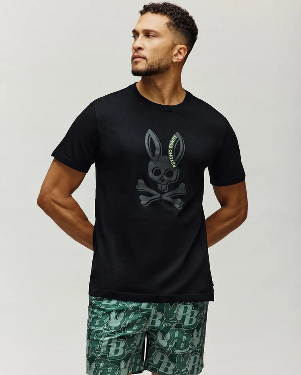 MENS SERGE EMBROIDERED BUNNY GRAPHIC TEE - MT0200405