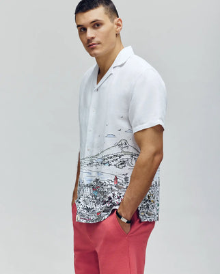 MENS NAXOS LINEN BLEND SHIRT - MT0300014