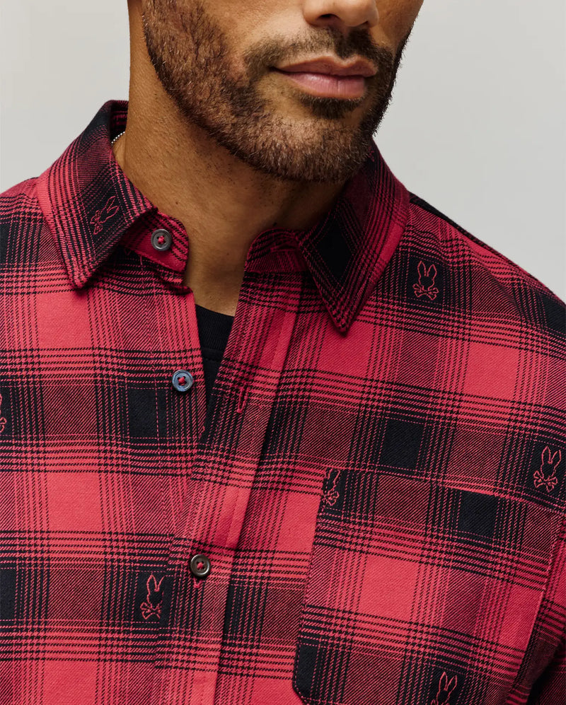 MENS KURT PLAID FLANNEL SHIRT - MT0300027