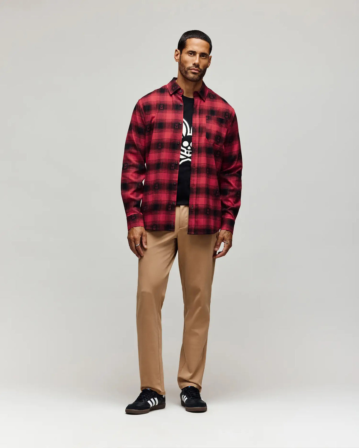 MENS KURT PLAID FLANNEL SHIRT - MT0300027