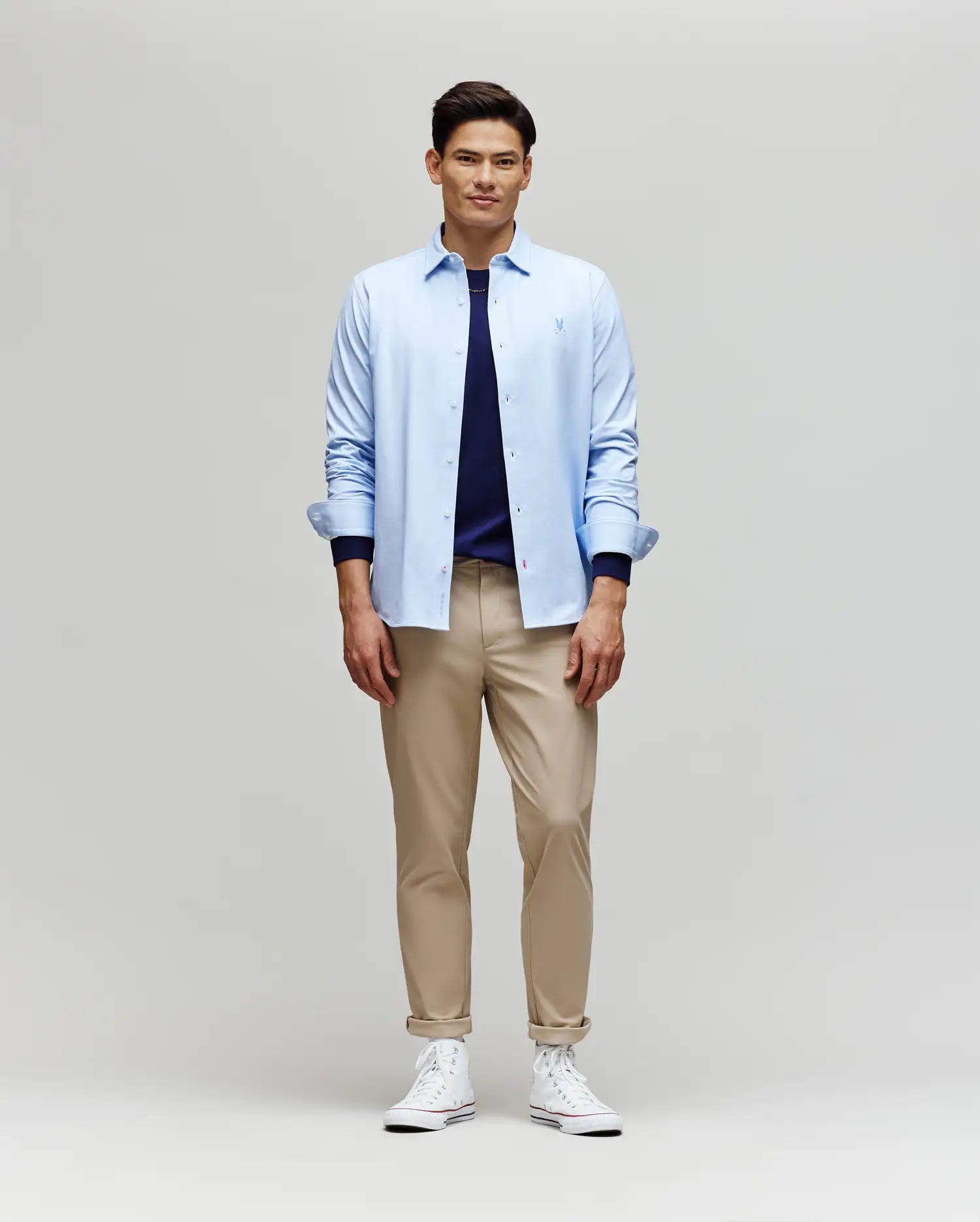 CHEMISE RAYÉE À M/L EN JERSEY JIM