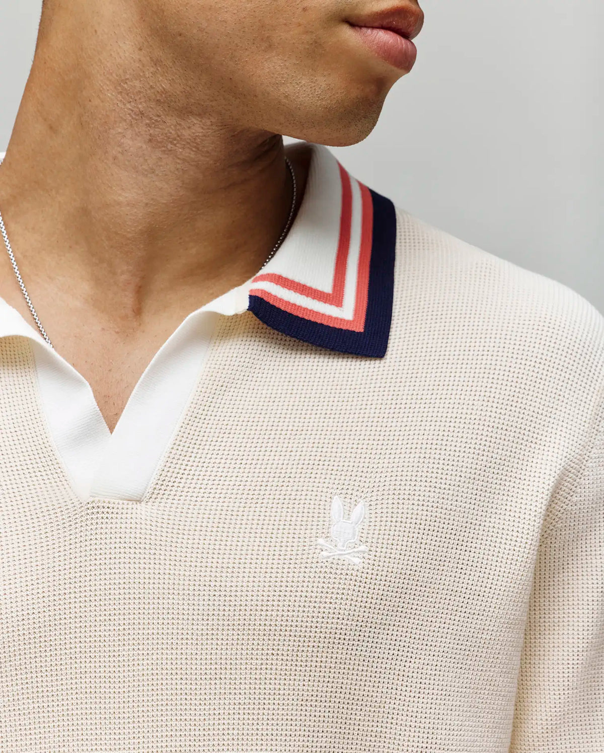 POLO CARTER EN TRICOT, COL JOHNNY - MT0400093
