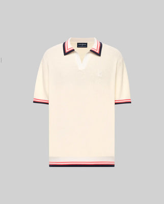 MENS CARTER JOHNNY COLLAR KNIT POLO - MT0400093