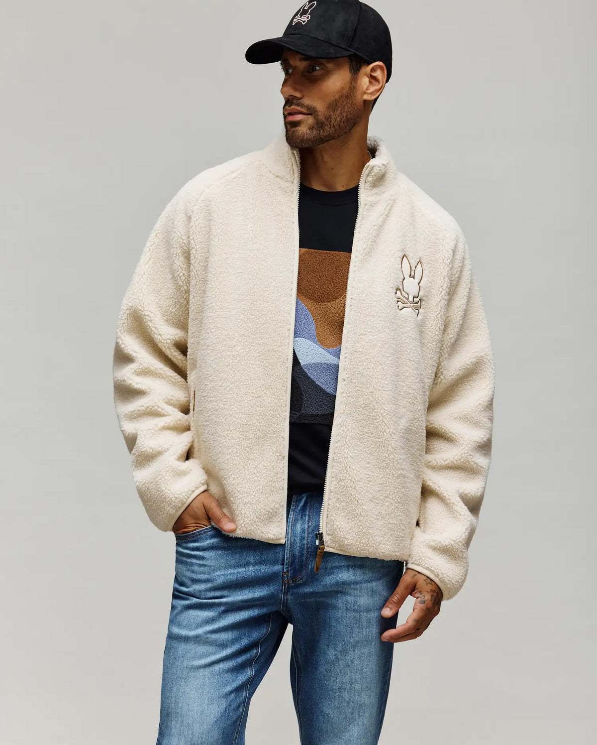 MENS RILEY SHERPA FULL ZIP - MT0500025