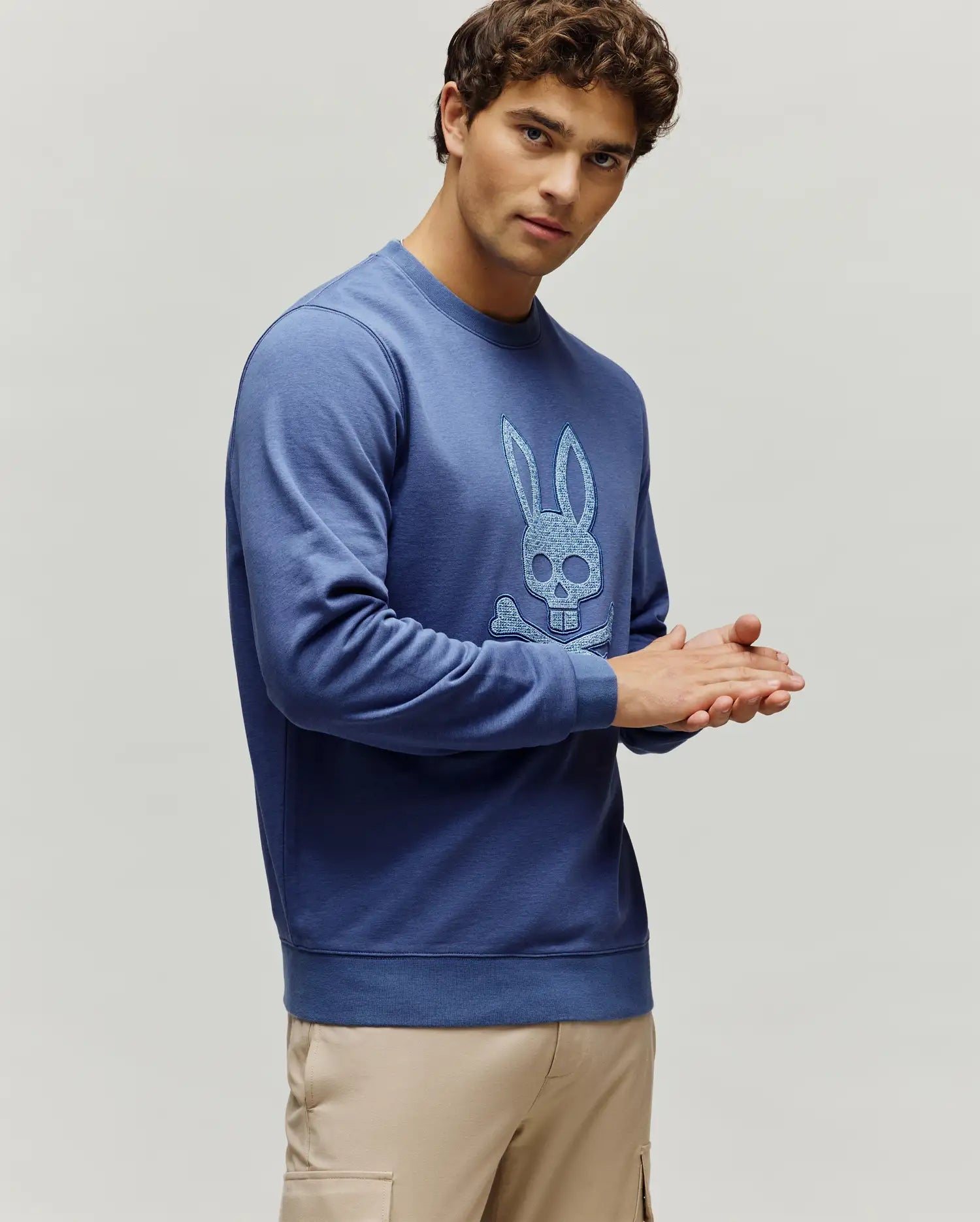 CHANDAIL GABIN À COL ROND TEXTURÉ 