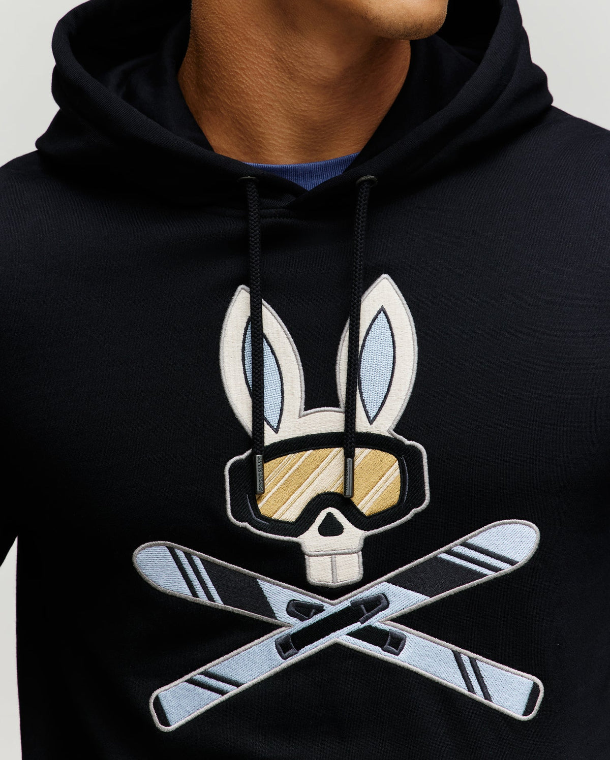 MENS INDIGO SKI BUNNY HOODIE - MT0500150