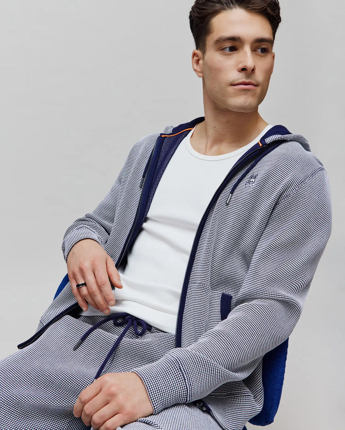 Sweat à capuche zippé Maxton pour homme