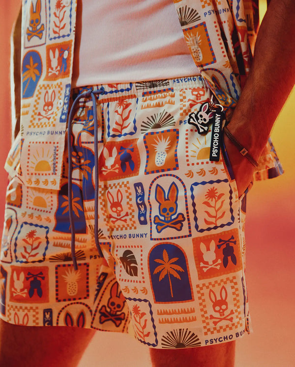 MENS SUNDEW ALL OVER PRINT SWIM TRUNK - MB1000040