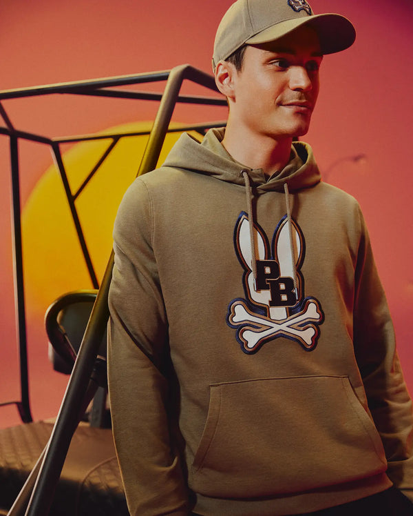 MENS WADE CORD PATCH HOODIE - MT0500112