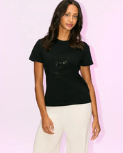 T-SHIRT À MOTIF ROUX POUR FEMME