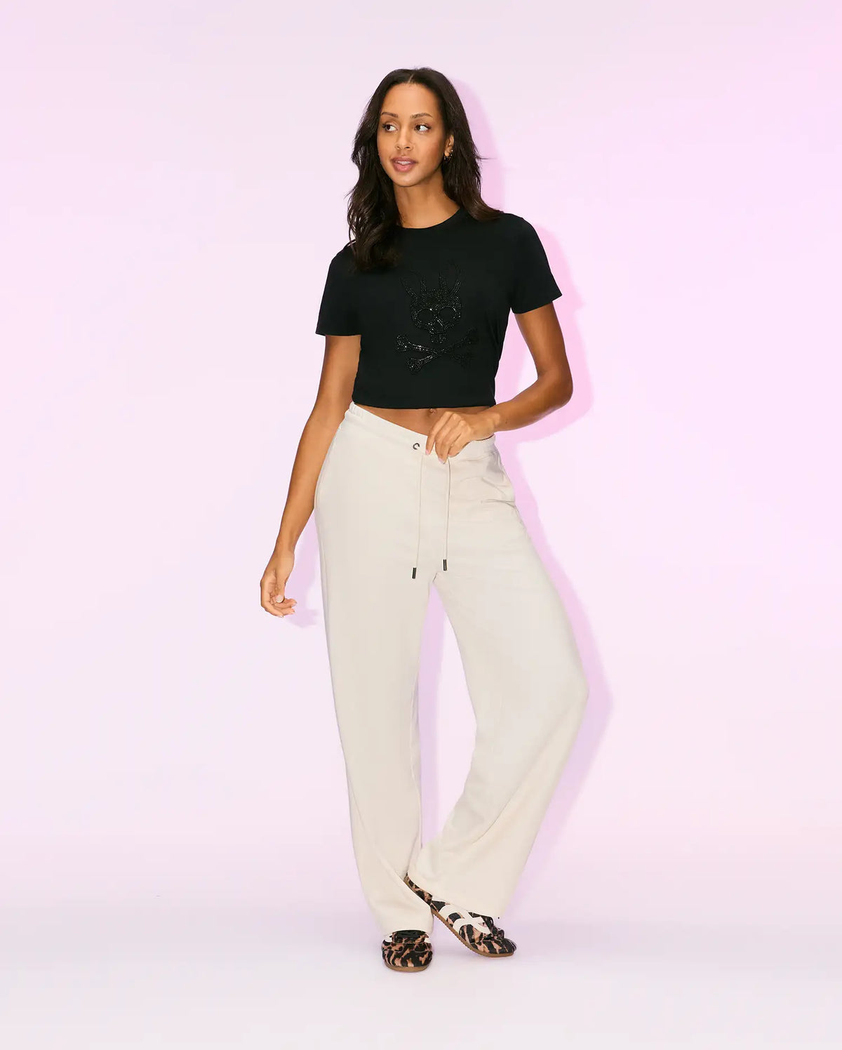 T-SHIRT À MOTIF ROUX POUR FEMME