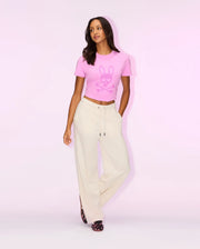 T-SHIRT À MOTIF ROUX POUR FEMME