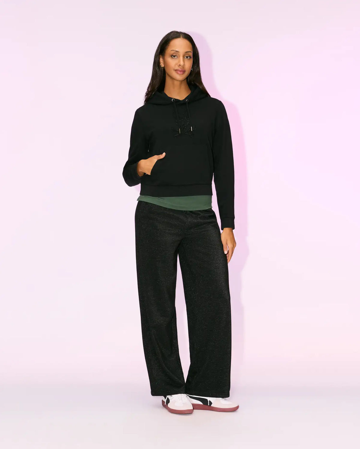 KANGOUROU À PAILLETTES ROUX, POUR FEMME