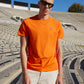 MENS CLASSIC CREW NECK TEE - B6U014X1PC
