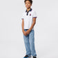 KIDS STRYPE PIQUE FASHION POLO - B0K801X1PC
