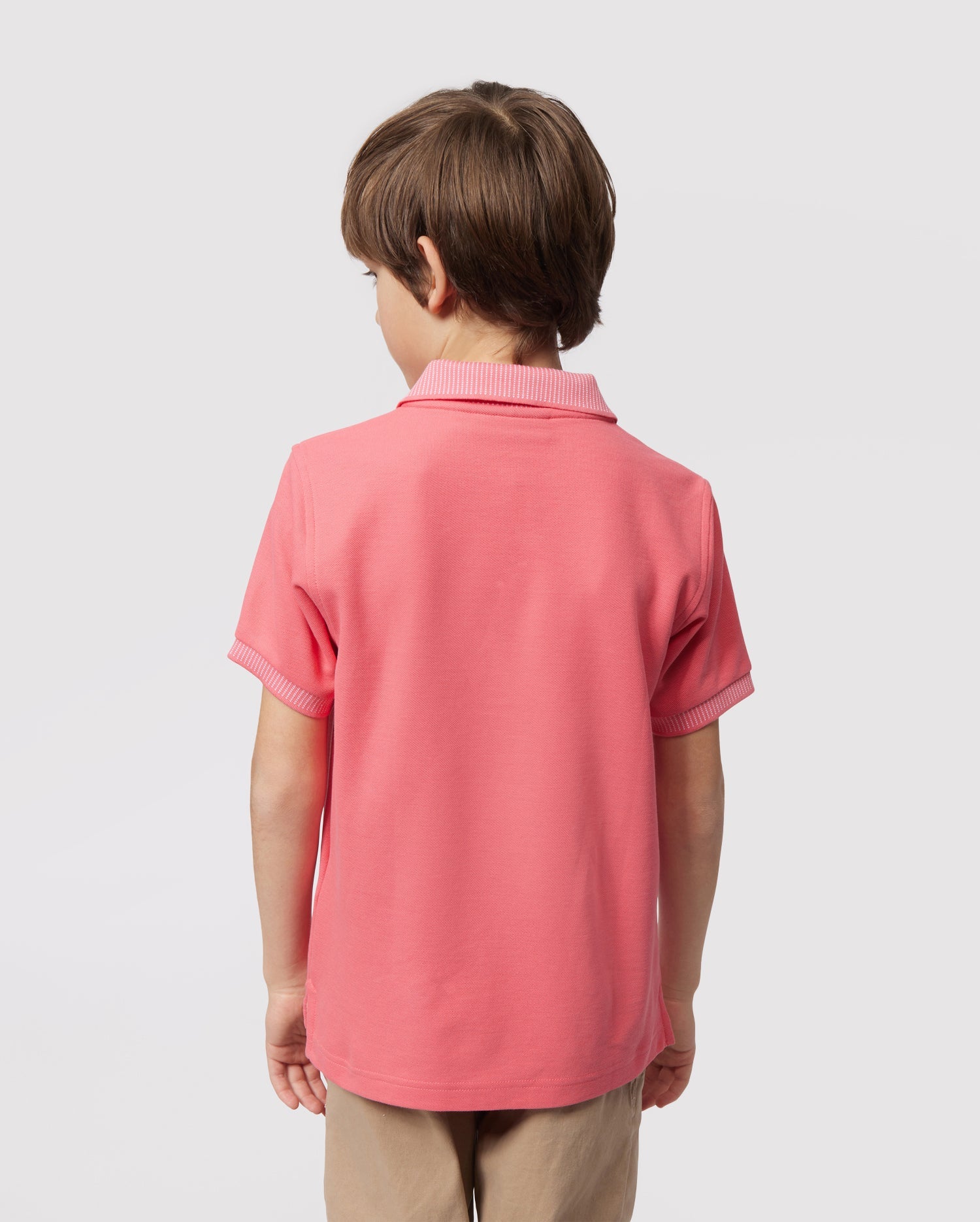 Boys best sale pink polo