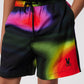 KIDS SUGAR LAND LONG ALL OVER PRINT SWIM TRUNK - B0W909Y1PO