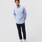 MENS ASTOR LONG SLEEVE COTTON PIQUE OXFORD SHIRT - B6C821U1PC