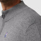 MENS SARATOGA ZIP MOCK NECK SWEATER - B6E733A2SW