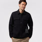 MENS CHESTER SOLID TWILL CHORE JACKET WITH EMBROIDERY - B6J310Z1OW