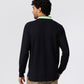 MENS LORENZO LONG SLEEVE PIQUE POLO - B6M405Z1PC