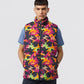 MENS ALLEN REVERSIBLE CAMO PUFFER VEST - B6N810U1NL