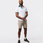 MENS ISLES EMBROIDERED ELASTIC WAIST SHORT - B6R758ARCE