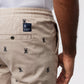 MENS ISLES EMBROIDERED ELASTIC WAIST SHORT - B6R758ARCE